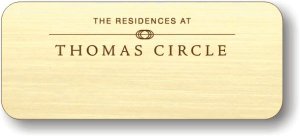 (image for) The Residence at Thomas Circle Gold Logo Only Badge