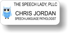 (image for) The Speech Lady White Badge