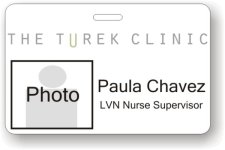 (image for) The Turek Clinic Photo ID Badge