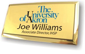 (image for) The University of Akron Executive Gold Badge