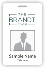 (image for) Barrett & Stokely The Brandt Photo ID Vertical badge