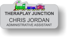 (image for) TheraPlay Junction Silver Shaped Badge
