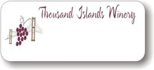 (image for) Thousand Islands Winery White Logo Only Badge