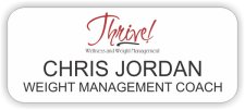 (image for) Thrive Wellness & Weight Management Name and Title White Badge