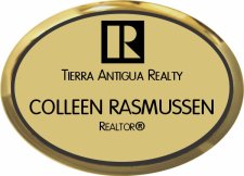 (image for) Tierra Antigua Realty Oval Executive Silver badge