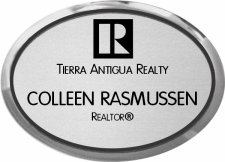 (image for) Tierra Antigua Realty Oval Executive Silver badge