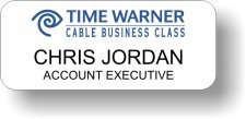 (image for) Time Warner Cable Cable Business Class White Badge