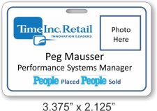 (image for) Time Inc. Retail Photo ID Horizontal Badge - (People)
