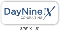 (image for) DayNine Consulting White Rounded Corners badge