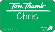 (image for) Tom Thumb Minor Green Badge with Diversity Logo