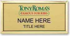 (image for) Tony Roma's Executive Gold Badge