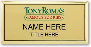 (image for) Tony Roma\'s Executive Gold Badge