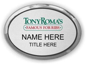 (image for) Tony Roma\'s Oval Executive Silver Badge