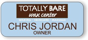 (image for) Totally Bare Wax Center Full Color Badge