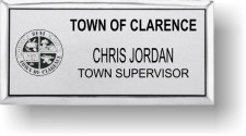 (image for) Town of Clarence Silver Executive Badge