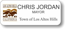 (image for) Town of Los Altos Hills White Badge