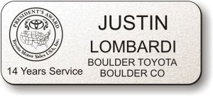 (image for) Toyota Boulder Silver Badge