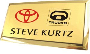 (image for) Toyota Executive Gold Logo F Badge