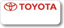 (image for) Toyota White Logo Only Logo A Badge