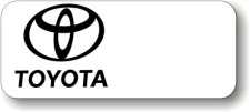 (image for) Toyota White Logo Only Logo B Badge