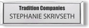 (image for) Tradition Companies Small Silver Executive Badge