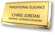 (image for) Traditional Elegance Executive Gold Badge