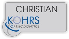 (image for) Kohrs Orthodontics Silver Shaped Badge
