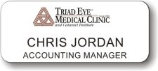 (image for) Triad Eye Medical Clinic White Badge