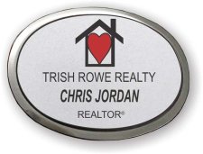 (image for) Trish Rowe Realty Silver Oval Executive Badge