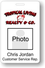 (image for) Tropical Living Realty & Co. Photo ID Badge