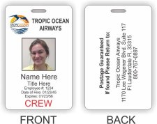 (image for) Tropic Ocean Airways CREW Photo ID