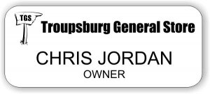 (image for) Troupsburg General Store White Badge