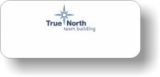 (image for) True North Team Building White Badge Logo Only