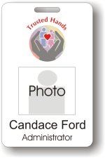 (image for) Trusted Hands Senior Care Photo ID Badge