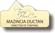 (image for) Trusting Home Care Shaped Gold Badge