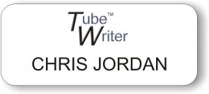 (image for) Tube Writer White Badge