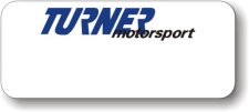 (image for) Turner Motorsport White Badge Logo Only