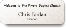 (image for) Two Rivers Baptist Church Silver Badge