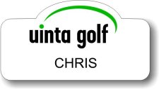 (image for) Uinta Golf White Shaped Badge