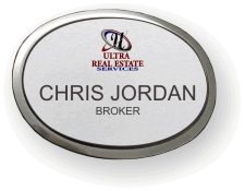 (image for) Ultra Real Estate Services Silver Oval Executive Badge