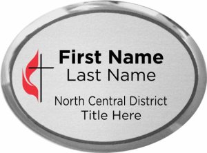 (image for) United Methodist Church - North Central District Oval Executive Silver badge