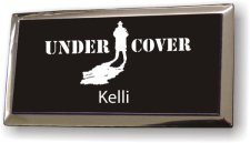 (image for) Under Cover Executive Black w/Silver Frame Badge