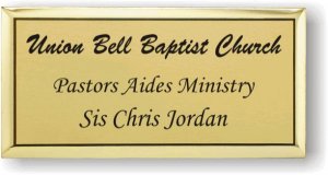 (image for) Union Bell Baptist Church Executive Gold Badge