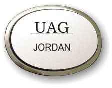 (image for) United Apartment Group Logo B Executive Oval Silver Badge