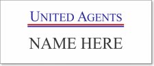 (image for) United Agents Standard White Badge