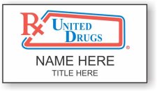 (image for) United Drug White Badge