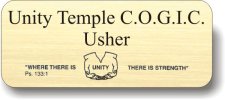 (image for) Unity Temple Usher Board Gold Badge