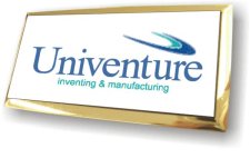 (image for) Univenture Executive White Gold Framed Badge