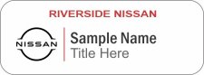 (image for) Riverside Metro Auto Group Nissan Standard White badge