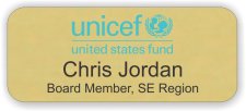 (image for) US Fund for UNICEF Gold Badge